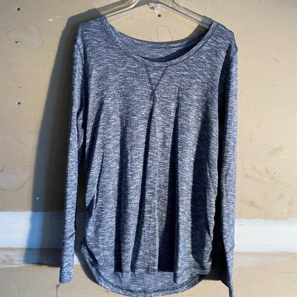 Liz Lange Maternity Heather Blue Cap Sleeve Top, Sz XXL